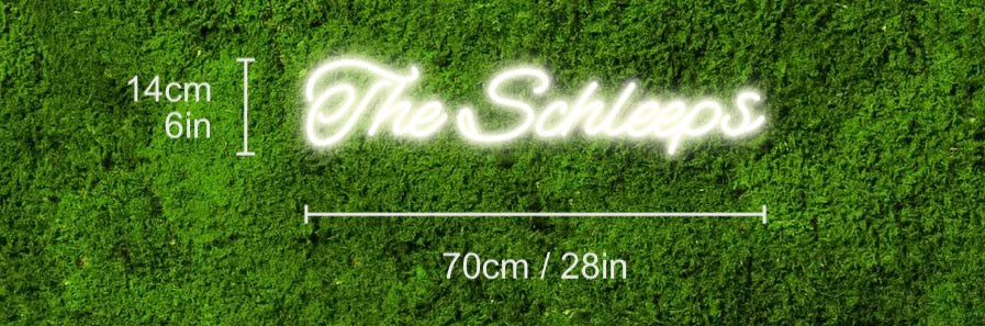 LED Neonschild: The Schleeps
