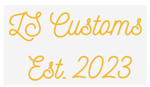 Personalisierbares Neon - LED - Schild in Pink, ideal als Wanddekoration für Wohnzimmer oder Geschäftsräume