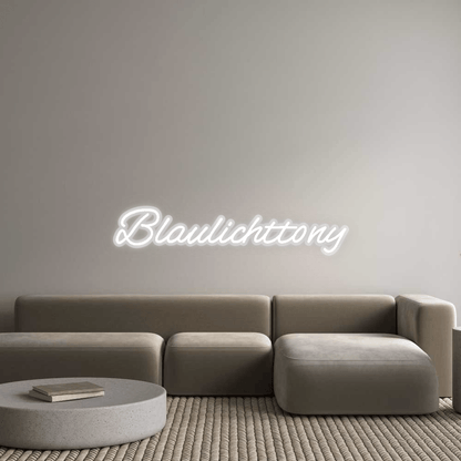 Personalisierbares Neon - LED - Schild in Pink, ideal als Wanddekoration für Wohnzimmer oder Geschäftsräume