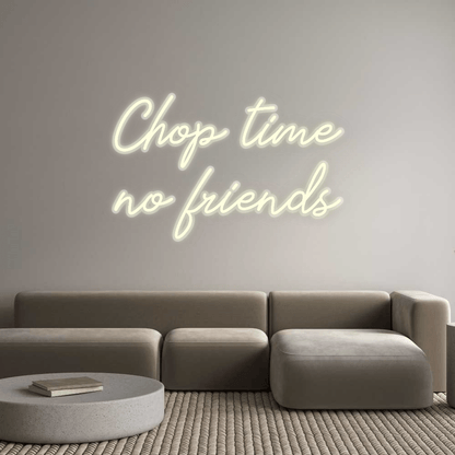 Personalisierbares Neon - LED - Schild in Pink, ideal als Wanddekoration für Wohnzimmer oder Geschäftsräume