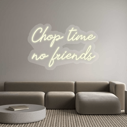 Personalisierbares Neon - LED - Schild in Pink, ideal als Wanddekoration für Wohnzimmer oder Geschäftsräume
