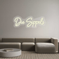 Personalisierbares Neon - LED - Schild in Pink, ideal als Wanddekoration für Wohnzimmer oder Geschäftsräume