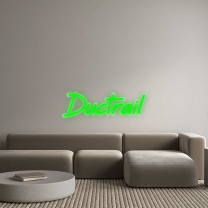 Personalisierbares Neon - LED - Schild in Pink, ideal als Wanddekoration für Wohnzimmer oder Geschäftsräume