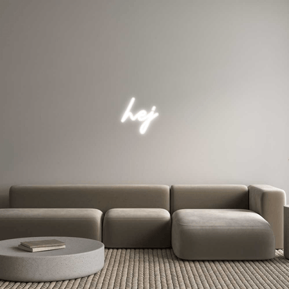 Personalisierbares Neon - LED - Schild in Pink, ideal als Wanddekoration für Wohnzimmer oder Geschäftsräume