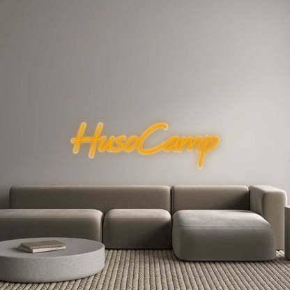 Personalisierbares Neon - LED - Schild in Pink, ideal als Wanddekoration für Wohnzimmer oder Geschäftsräume