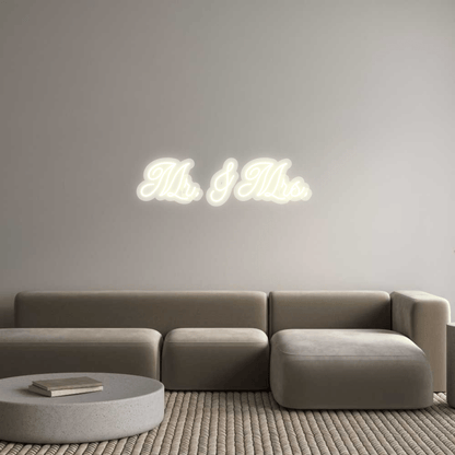 Personalisierbares Neon - LED - Schild in Pink, ideal als Wanddekoration für Wohnzimmer oder Geschäftsräume
