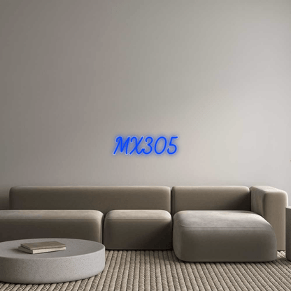 Personalisierbares Neon - LED - Schild in Pink, ideal als Wanddekoration für Wohnzimmer oder Geschäftsräume