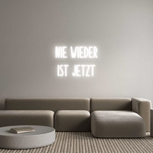 Personalisierbares Neon - LED - Schild in Pink, ideal als Wanddekoration für Wohnzimmer oder Geschäftsräume