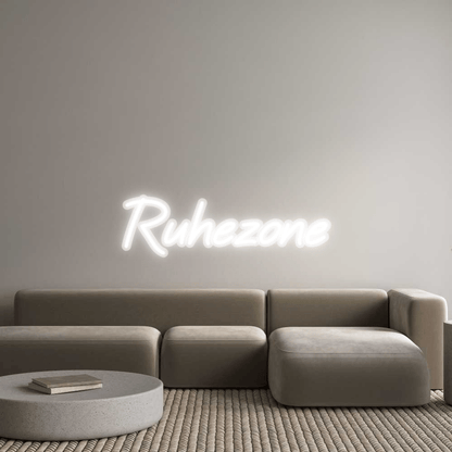 Personalisierbares Neon - LED - Schild in Pink, ideal als Wanddekoration für Wohnzimmer oder Geschäftsräume