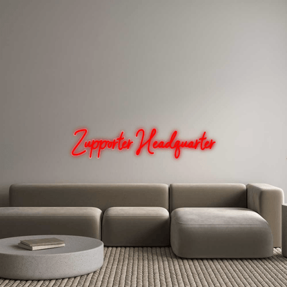 Personalisierbares Neon - LED - Schild in Pink, ideal als Wanddekoration für Wohnzimmer oder Geschäftsräume